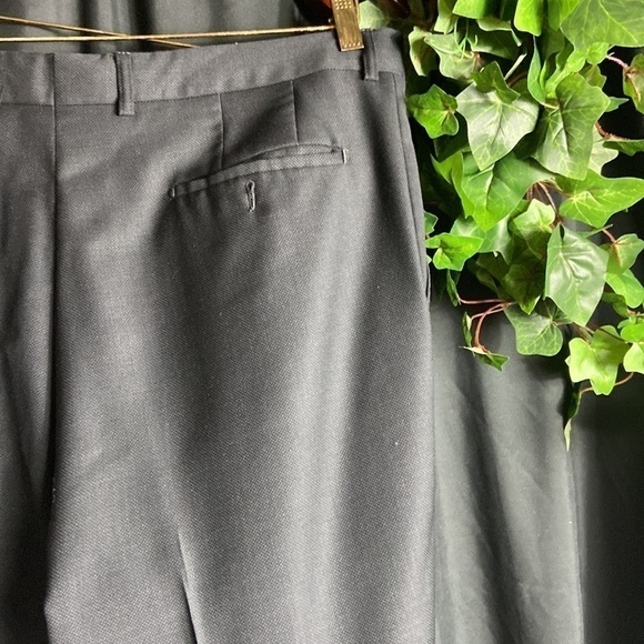 Marzotto Italian Fabric-Flat Front Wool Pants - Picture 9 of 12